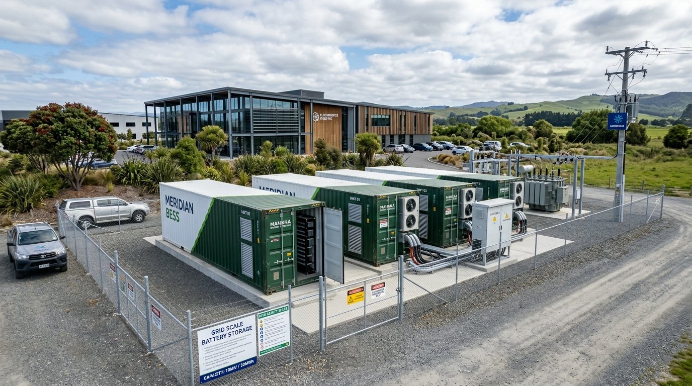 Megawatt scale containerized business battery backup