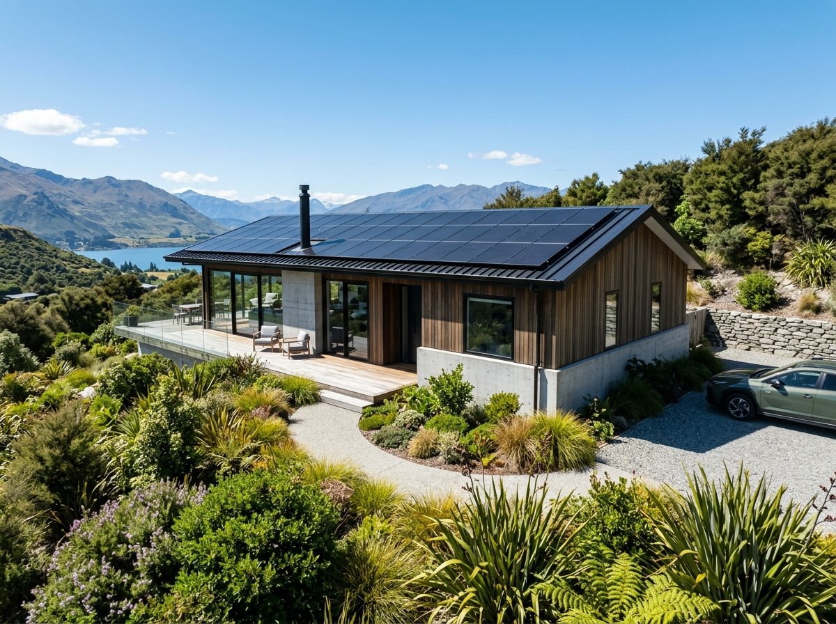 A solar powered family home in New Zealand
