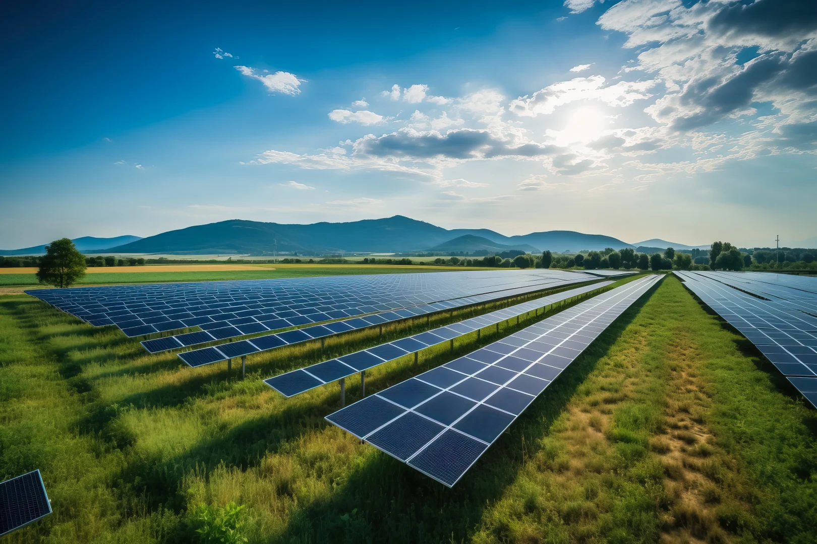 Solar panels across a clean New Zealand architecture