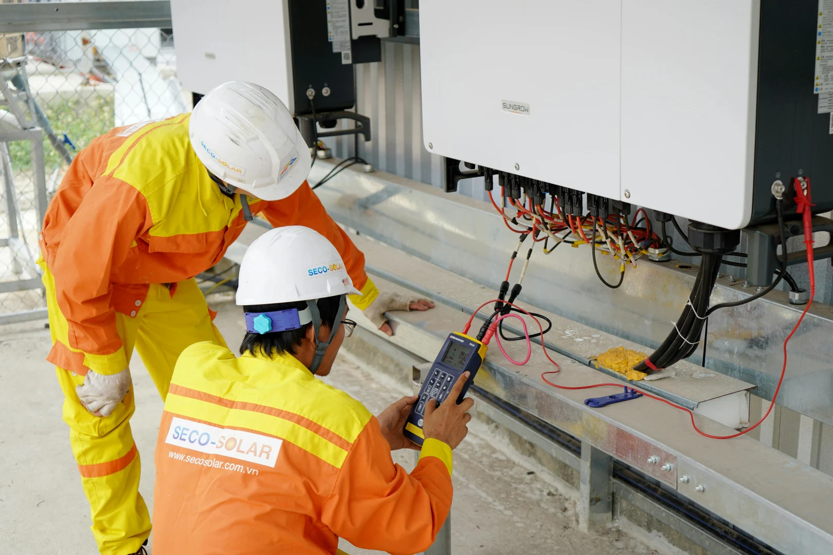 Rooftop solar installation by registered team